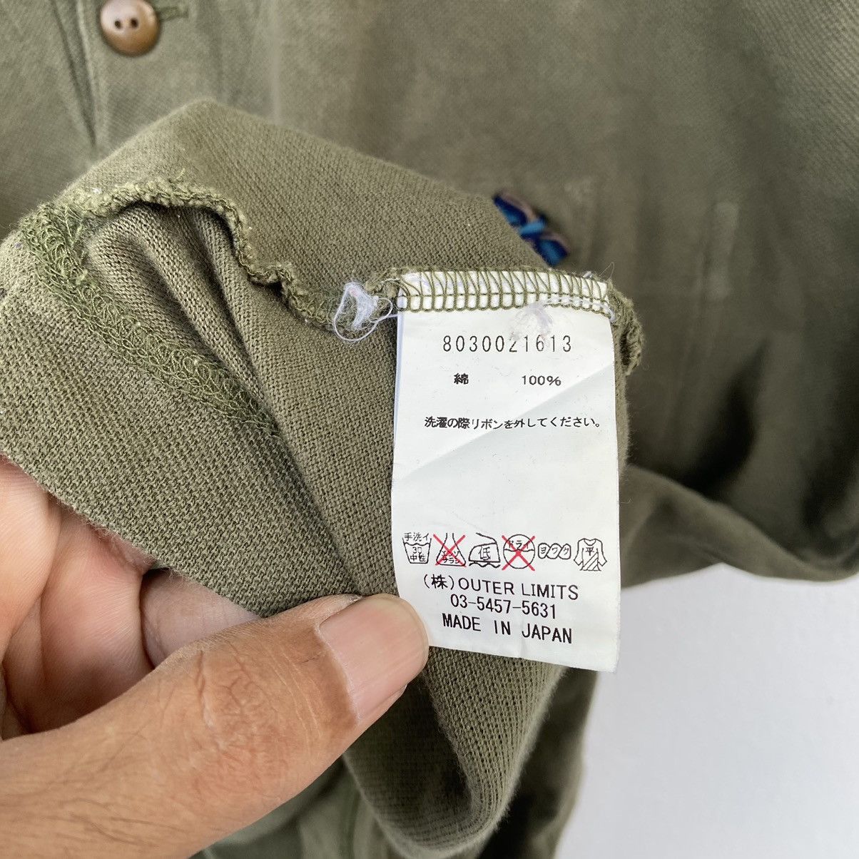 Nigel Cabourn Nigel Cabourn German Ribbon SS Polo Tee Size US M / EU 48-50 / 2 - 7 Thumbnail
