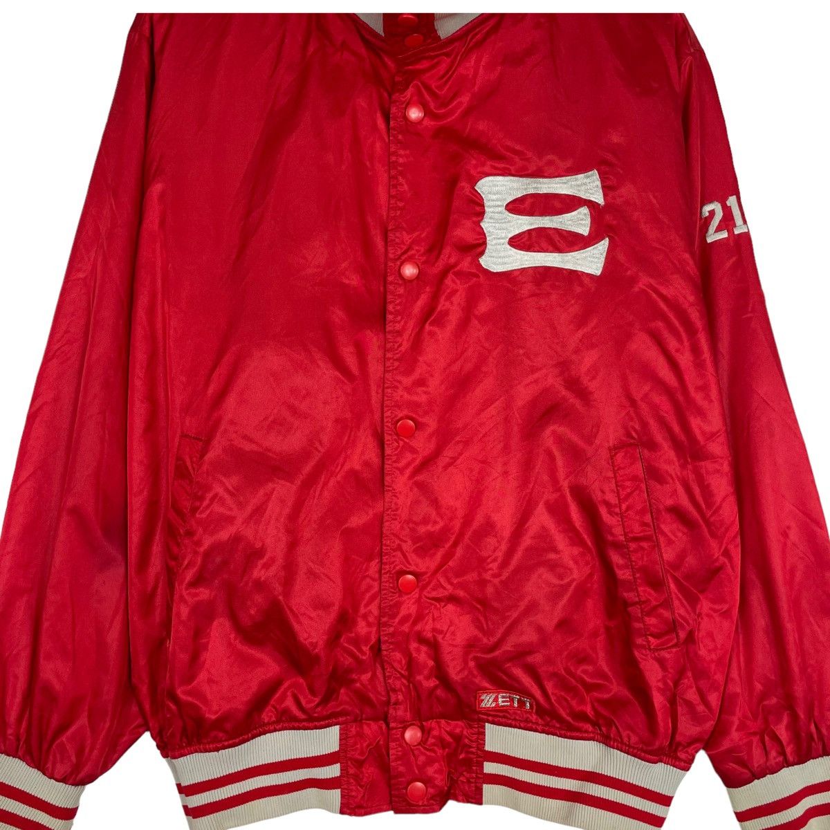 Japanese Brand × Sports Specialties × Vintage 💥ZETT JAPAN BASEBALL SNAP VARSITY JACKET Size US L / EU 52-54 / 3 - 4 Thumbnail