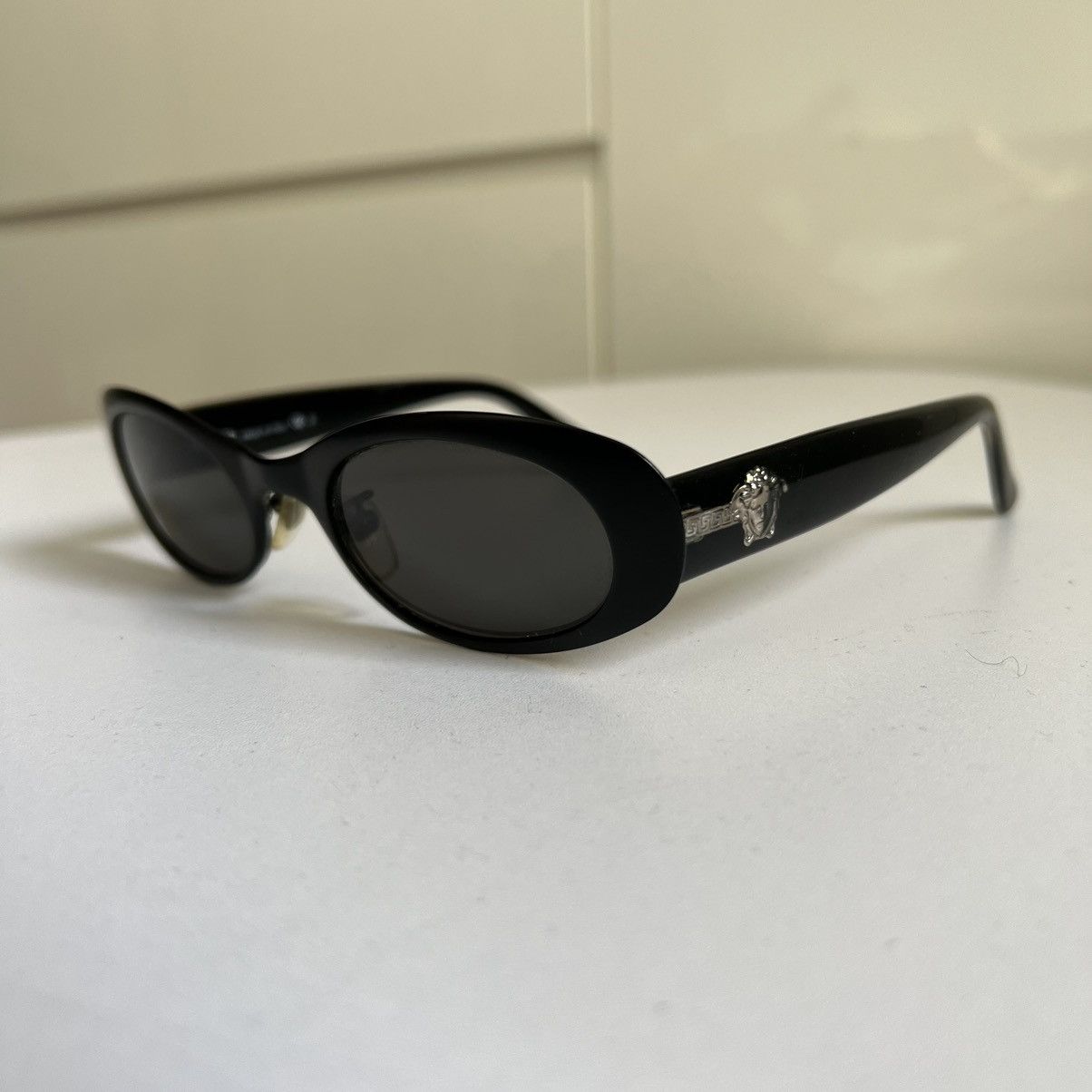 Versace Versace Made in Italy Medusa Street Sunglasses Black Logo Size ONE SIZE - 2 Thumbnail