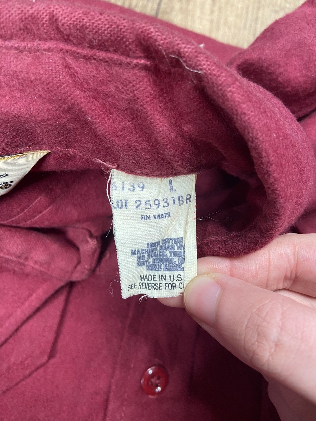 Cabelas Crazy Vintage 80’s 90’s Heavy Weight Flannel Style Shirt XL Size US XL / EU 56 / 4 - 3 Thumbnail