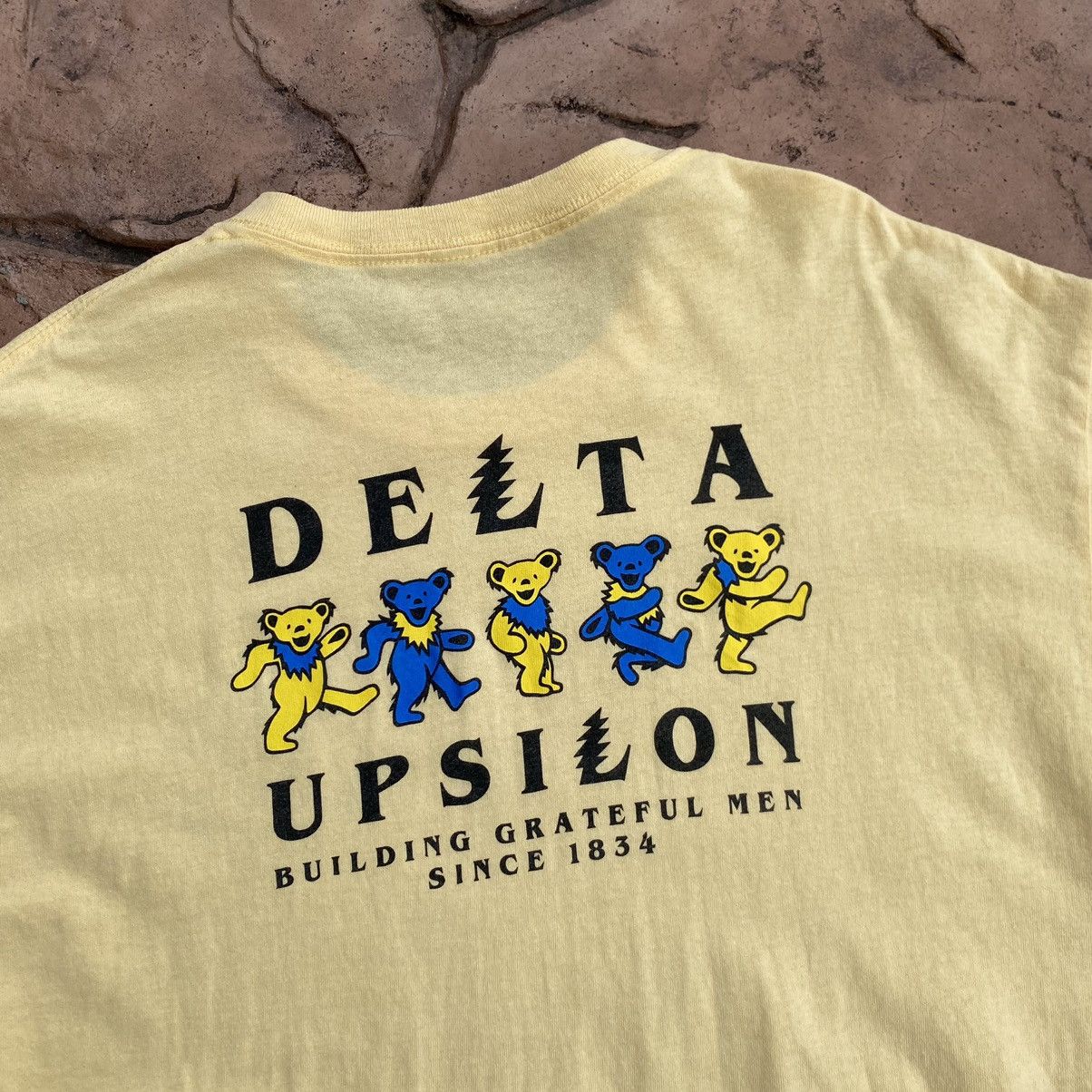 Grateful Dead Grateful Men Delta Upsilon Fall Rush 2018 Band Tee Size US L / EU 52-54 / 3 - 2 Thumbnail