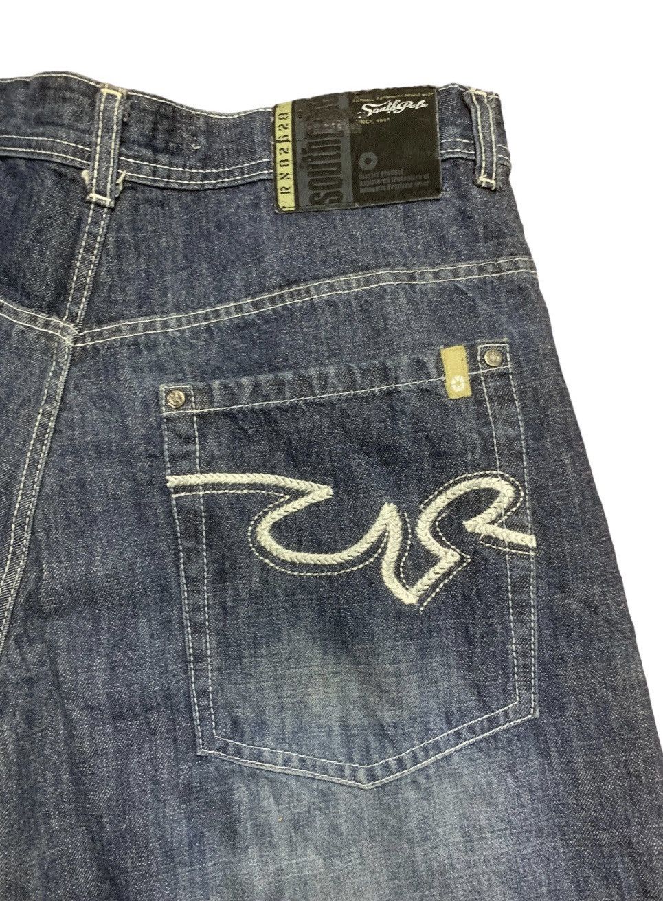 JNCO × Southpole Vintage Souhtpole Baggy Denim Size US 35 - 5 Thumbnail