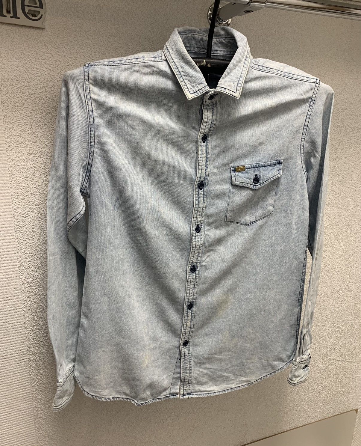 Ed Hardy Ed hardy denim long sleeve shirt S size big logo Size US S / EU 44-46 / 1 - 2 Thumbnail