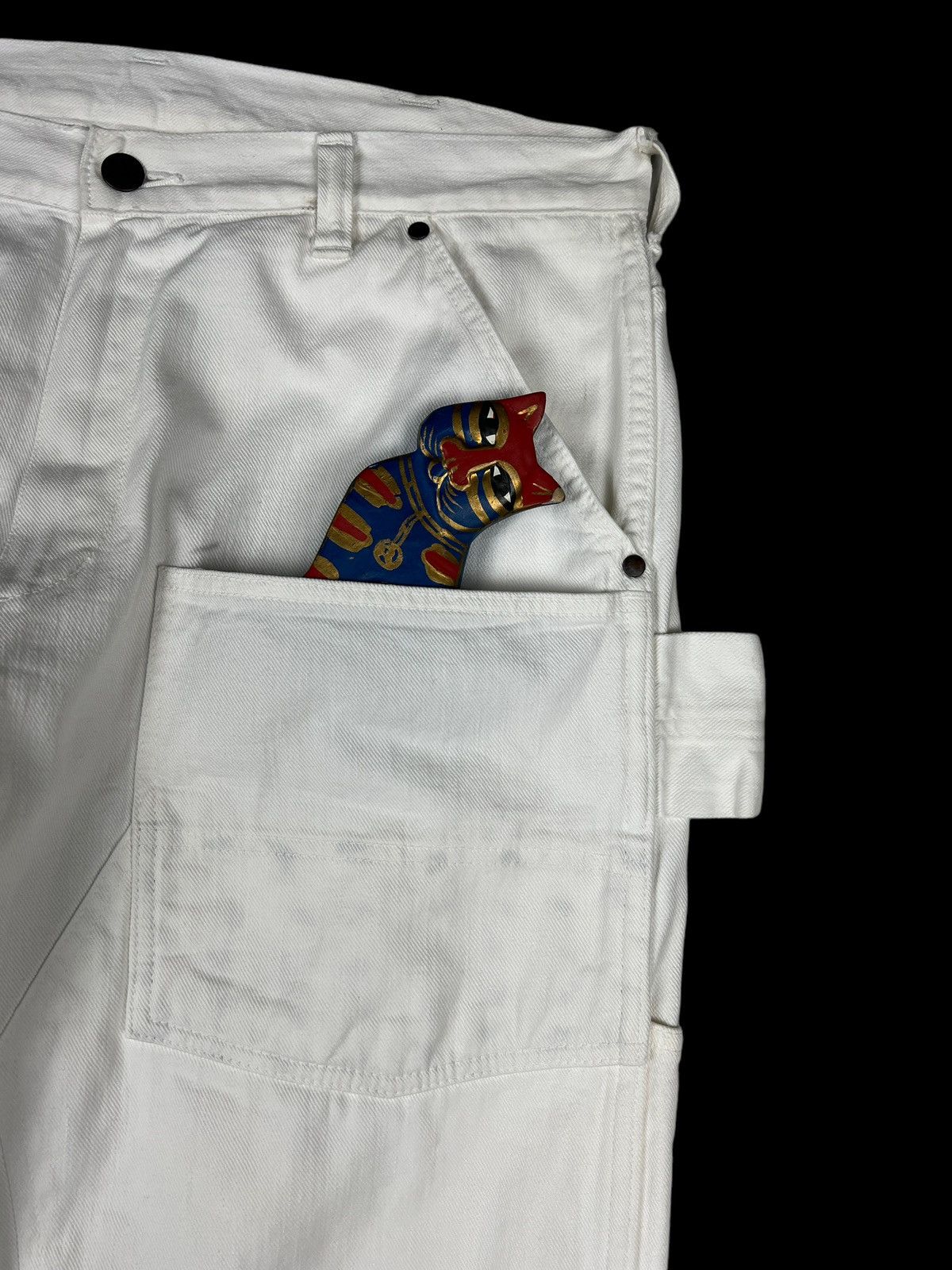 Bape Vintage Bape Double Knee Carpenter Pants Size US 35 - 8 Thumbnail