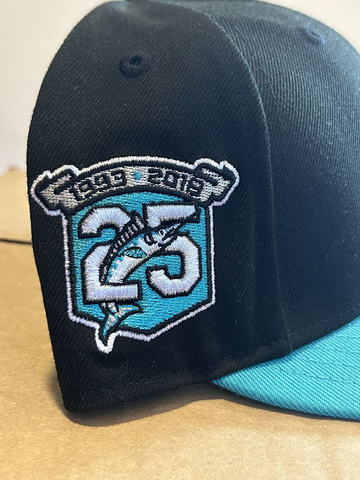 Hat Club Hat Club Florida Marlins Fitted pink brim Size ONE SIZE - 2 Thumbnail