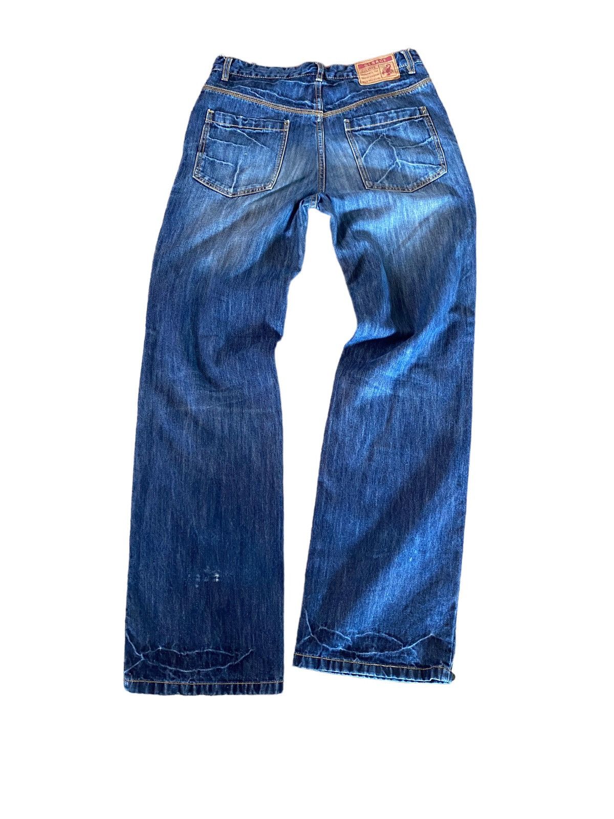 Japanese Brand Vintage GEGRGE Distressed Denim Pant Size US 32 / EU 48 - 2 Thumbnail