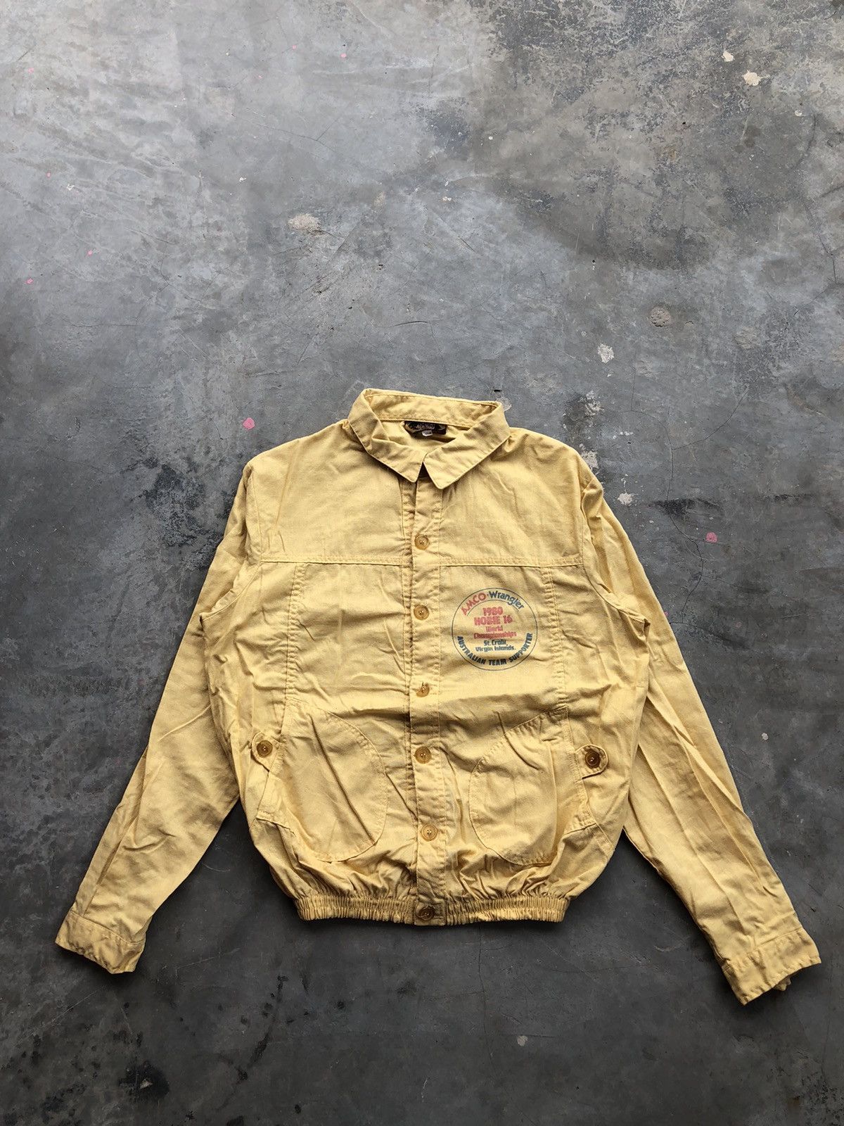 Vintage vintage 80s wrangler blue bell amco riders racing jacket | Grailed