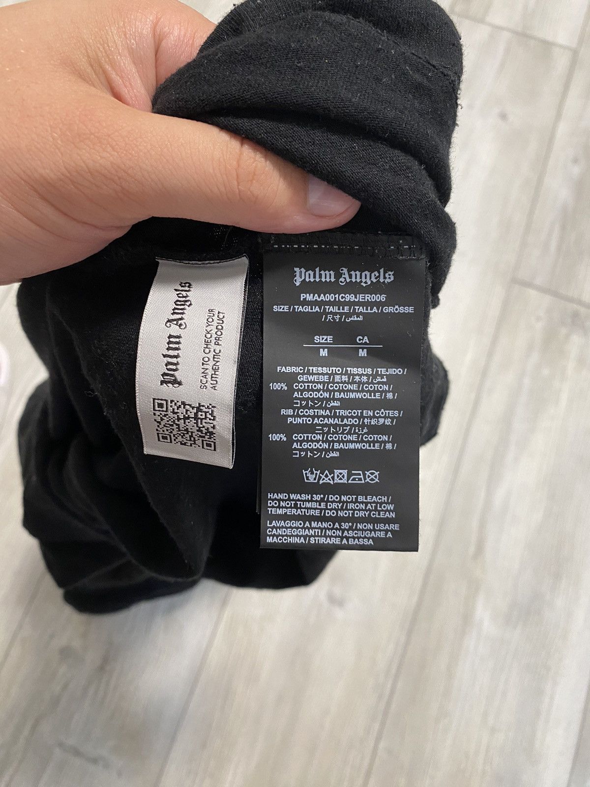 Palm Angels Palm Angels Signature Spray Milano T-Shirt Size US M / EU 48-50 / 2 - 4 Thumbnail