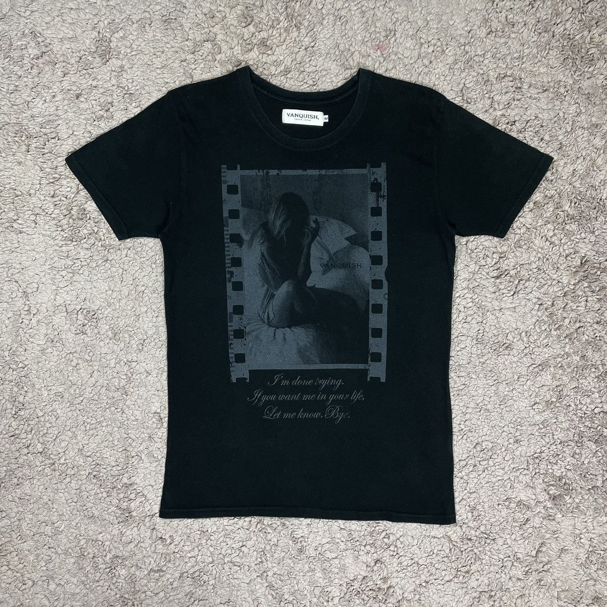 image of Vanquish Tokyo Japan Photo Tees in Black, Women's (Size Medium)