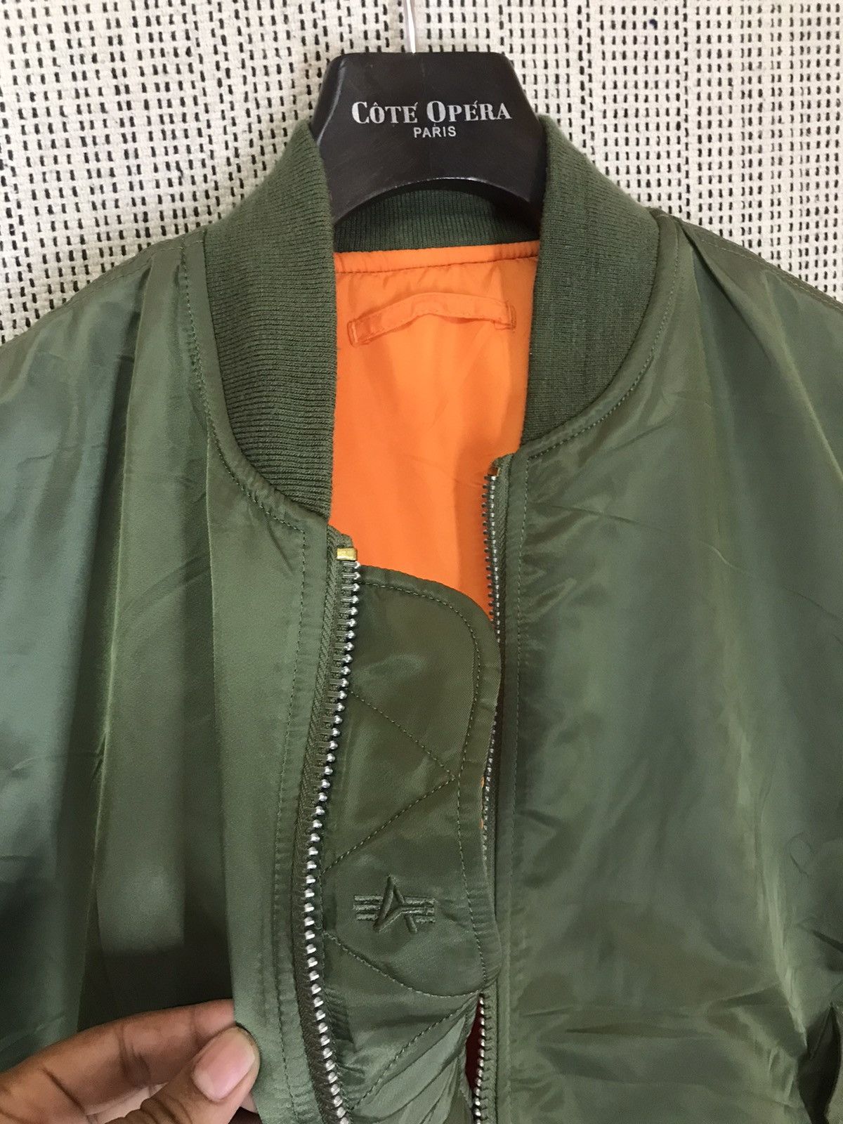 Alpha Industries ‼️ALPHA INDUSTRIES BOMBER REVERSIBLE JACKET‼️ Size US M / EU 48-50 / 2 - 11 Thumbnail