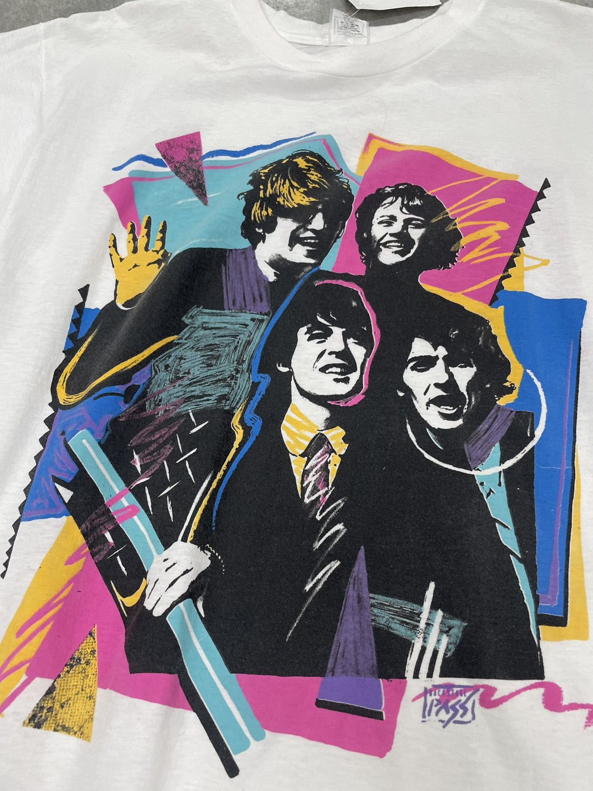 90s The Beatles tシャツ backstage pass 695b0800e68436292645c7d284f1f8