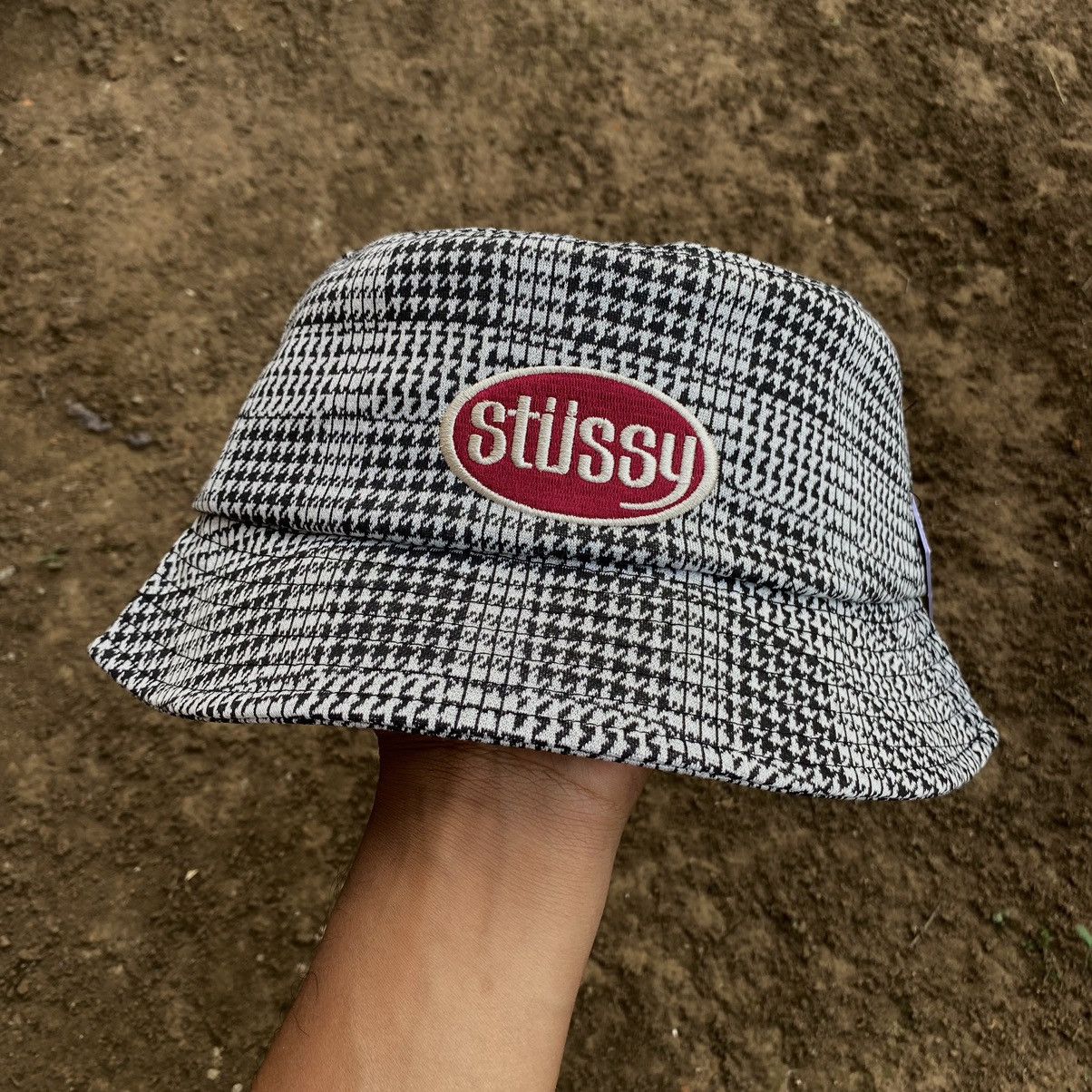 OLD STUSSY patchwork check bucket hat Stussy Bucket Hat