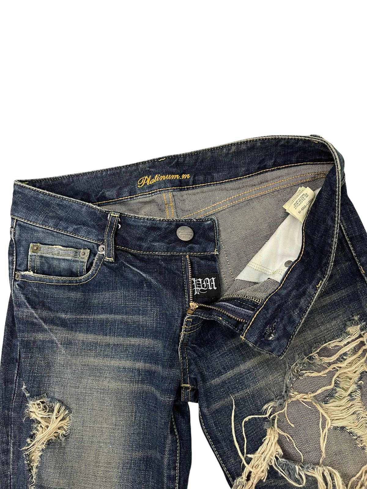 Flare Jeans Slim Platinum Japan Distress Low Rise 6🟦1