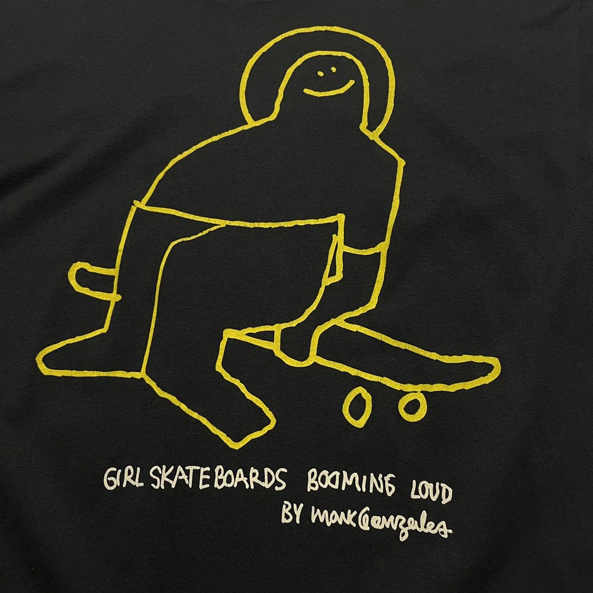 Girl Skateboards × Vintage GIRL SKATEBOARD BITCH BOOMING LOUD BY MARK GONZALES TSHIRT Size US M / EU 48-50 / 2 - 7 Thumbnail