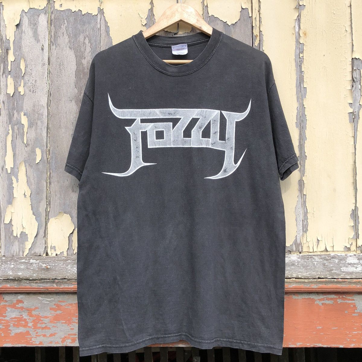 Vintage y2k Sunfaded Fozzy Judas Heavy Metal Tshirt