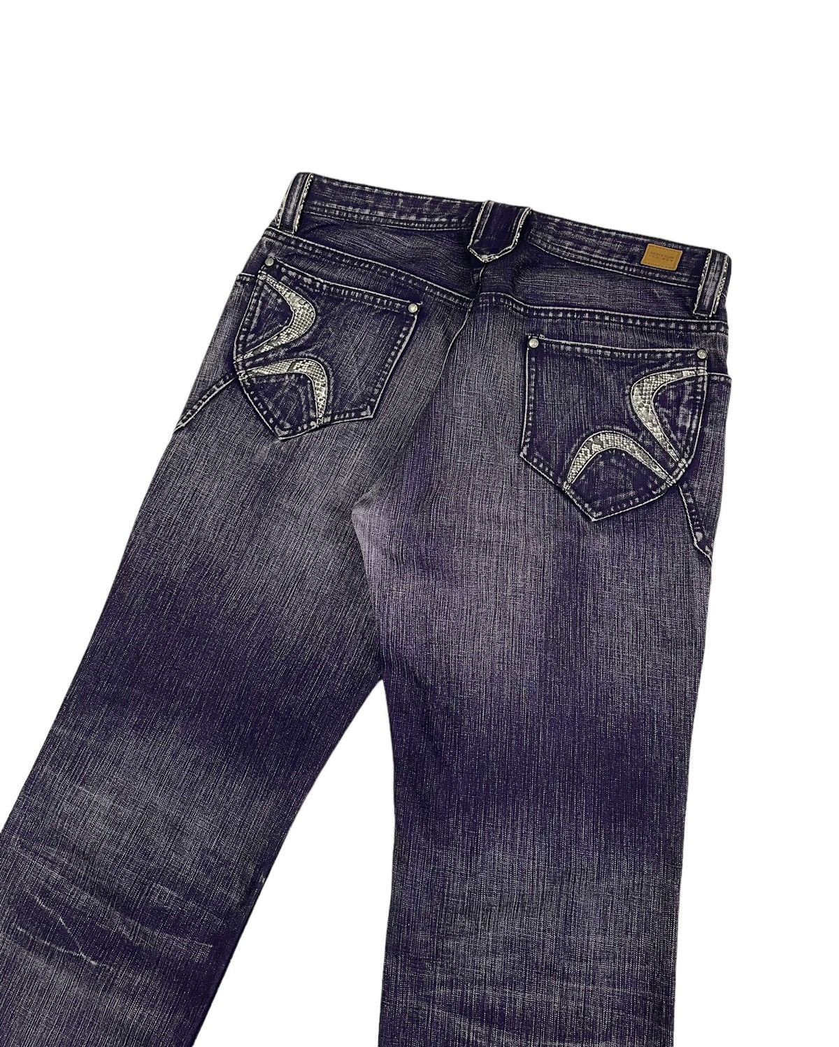 If Six Was Nine Vintage NicoleClubForMen Japan Phyton Jeans Hysteric Style Size US 33 - 3 Thumbnail