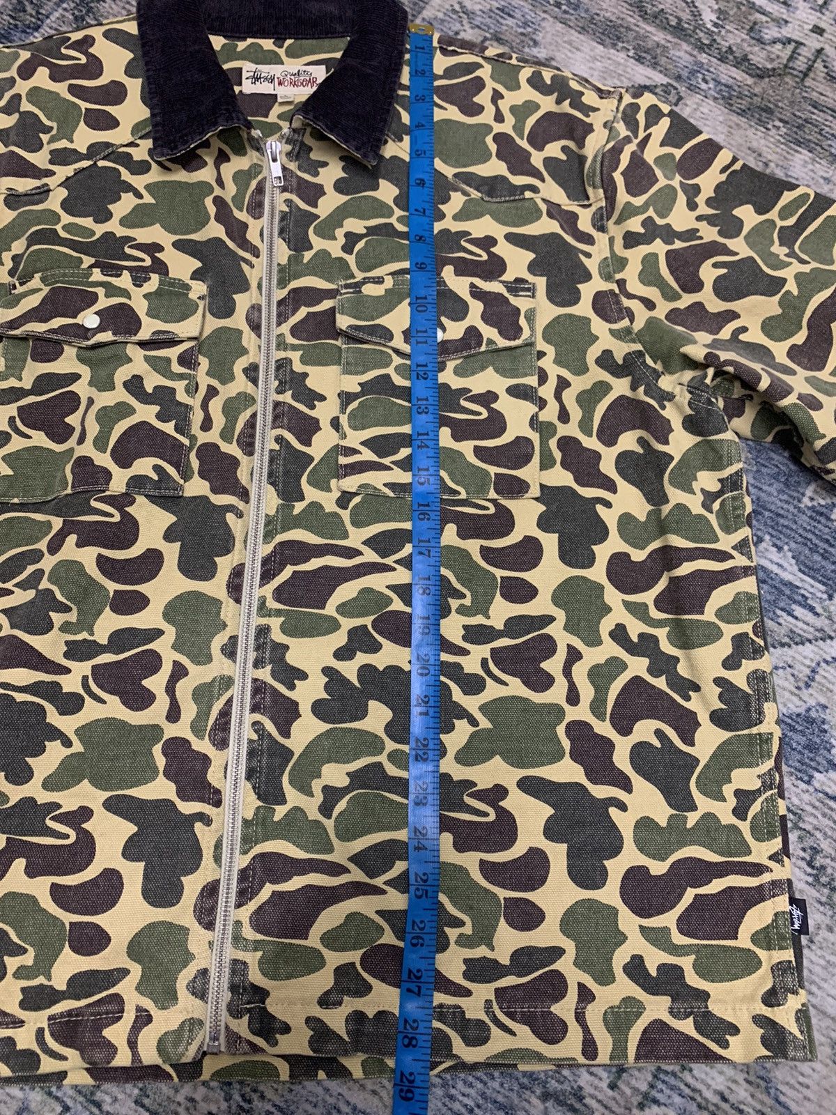 Stussy Stussy Washed Camo Duck Jacket Size US L / EU 52-54 / 3 - 17 Thumbnail