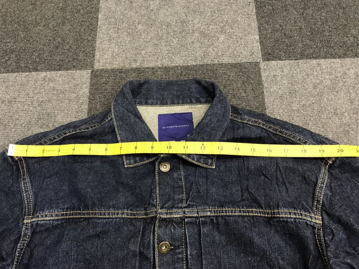 Japanese Brand SEVENDAYS=SUNDAYS Type 2 Oversize Trucker Jacket Size L / US 10 / IT 46 - 8 Thumbnail