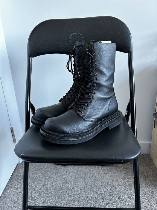 Yohji Yamamoto AW21 Combat Boots Grailed