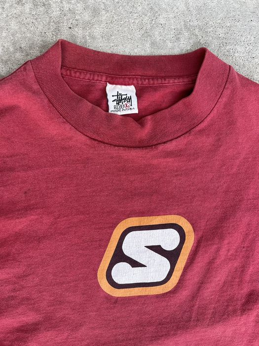 Stussy Vintage 1990s Stussy Red T-Shirt | Grailed