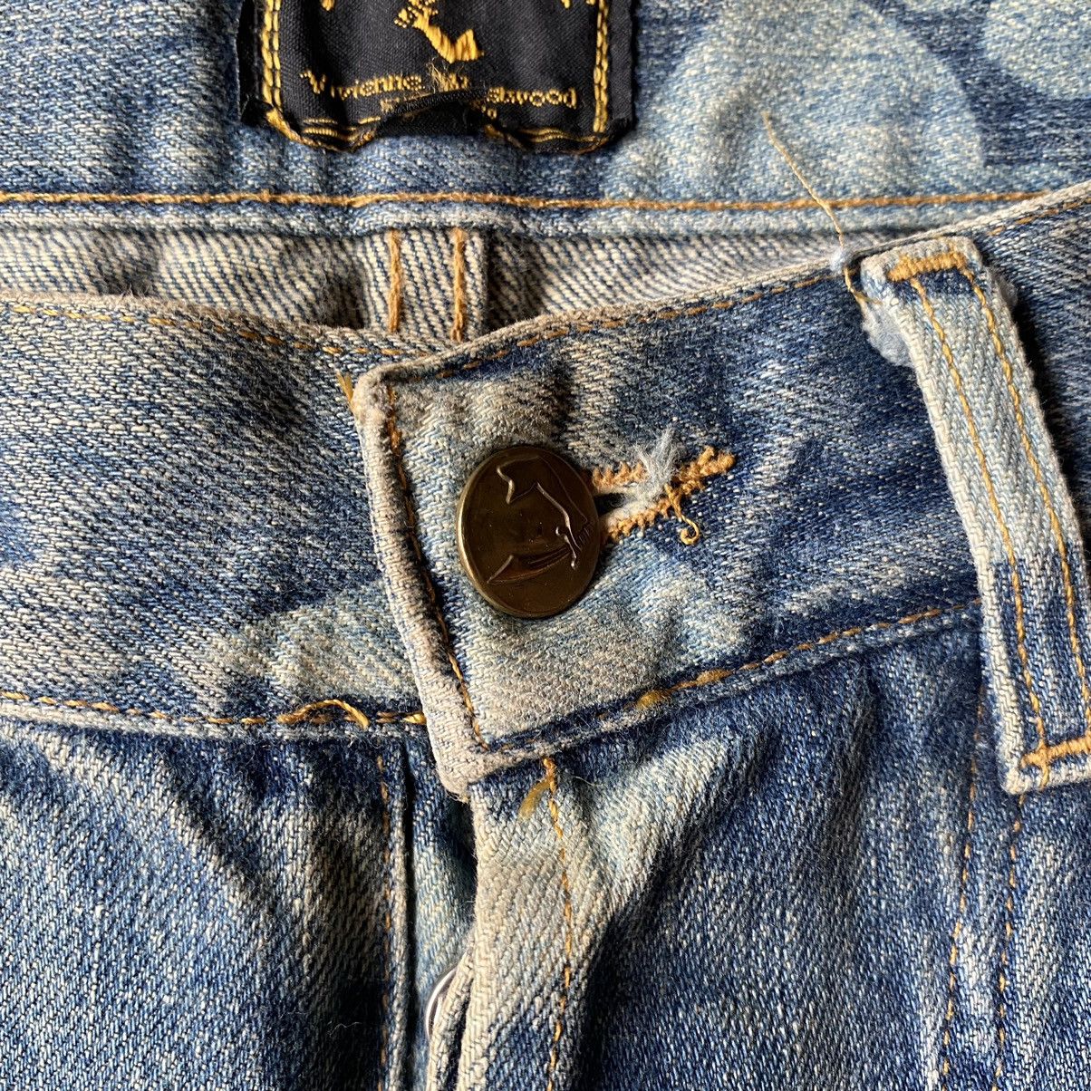 Vivienne Westwood Vintage FW98 Swords VW Anglomania Denim Size US 29 - 4 Thumbnail