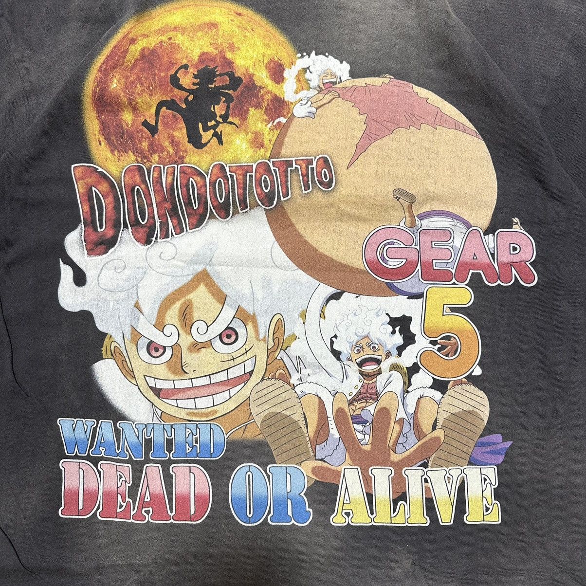 Japanese Brand × READYMADE × Saint Michael Saint Michael ONE PIECE LUFFY 5 GEAR TEE Size US XL / EU 56 / 4 - 4 Thumbnail