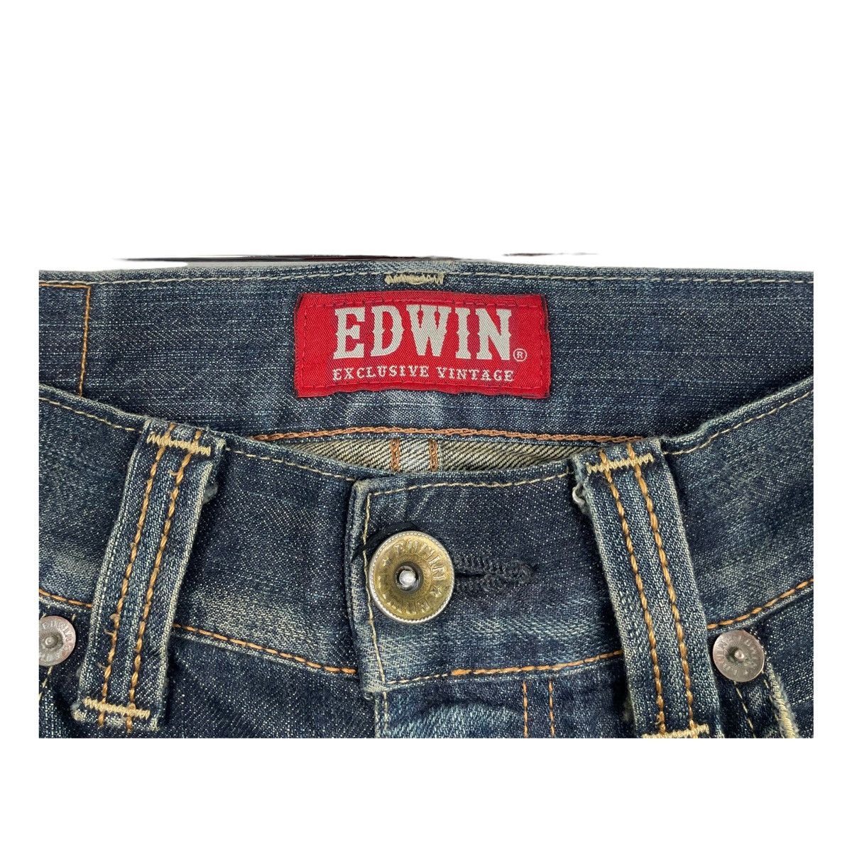 Edwin × Japanese Brand FLARE 💥 EDWIN EXCLUSIVE DENIM JEAN Size US 34 / EU 50 - 6 Thumbnail