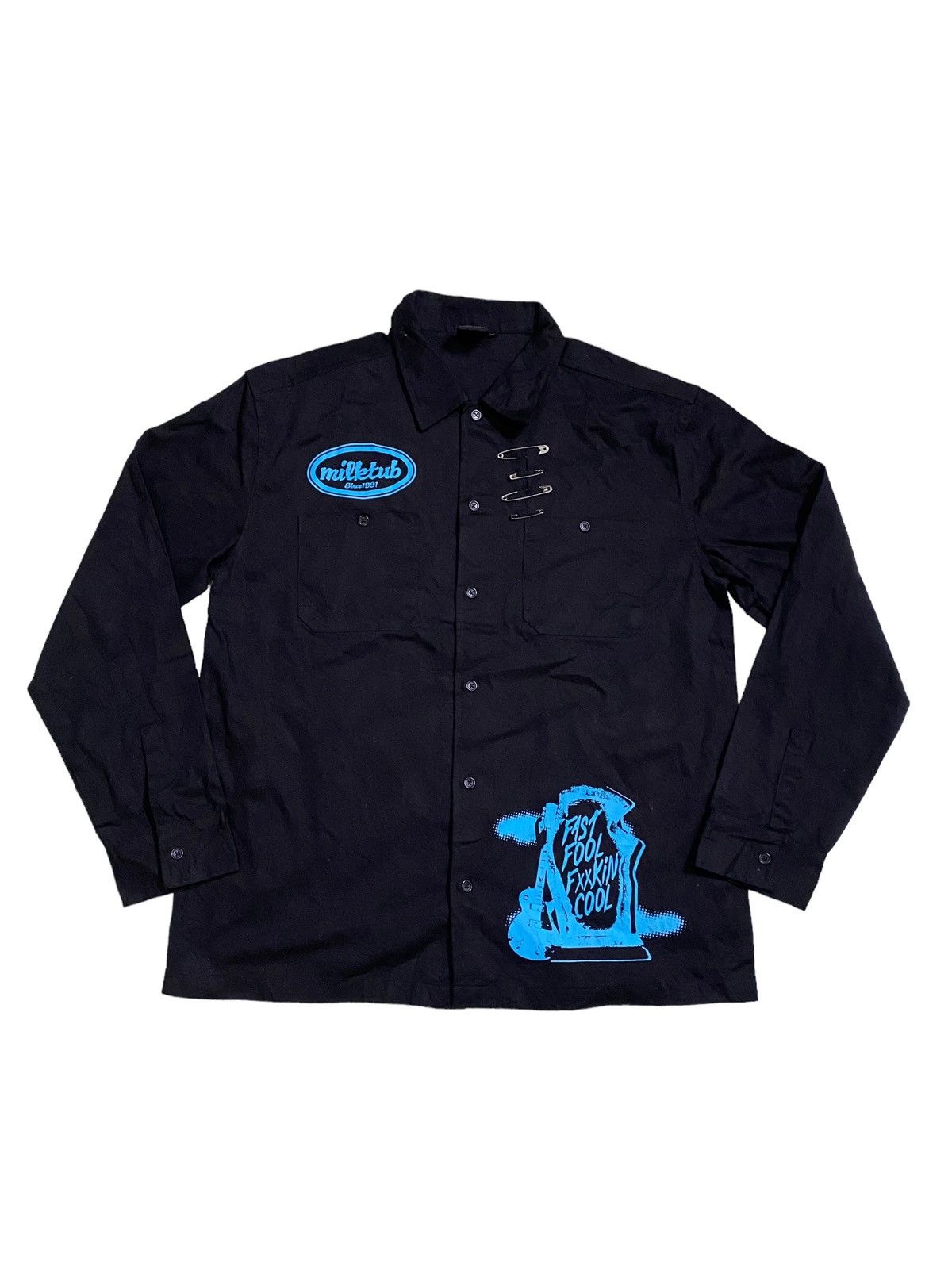 Hysteric Glamour 💥Fast Fool Fxxkin Cool By Studi 696 Rock Shirt Size US L / EU 52-54 / 3 - 2 Thumbnail