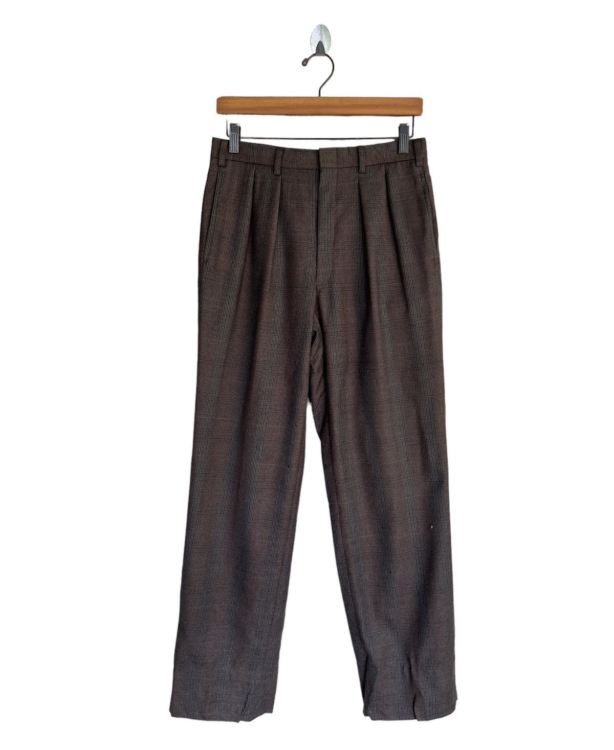 Burberry Vintage Burberrys Plaid Tartan Wool Pant Size US 30 / EU 46 - 1 Thumbnail