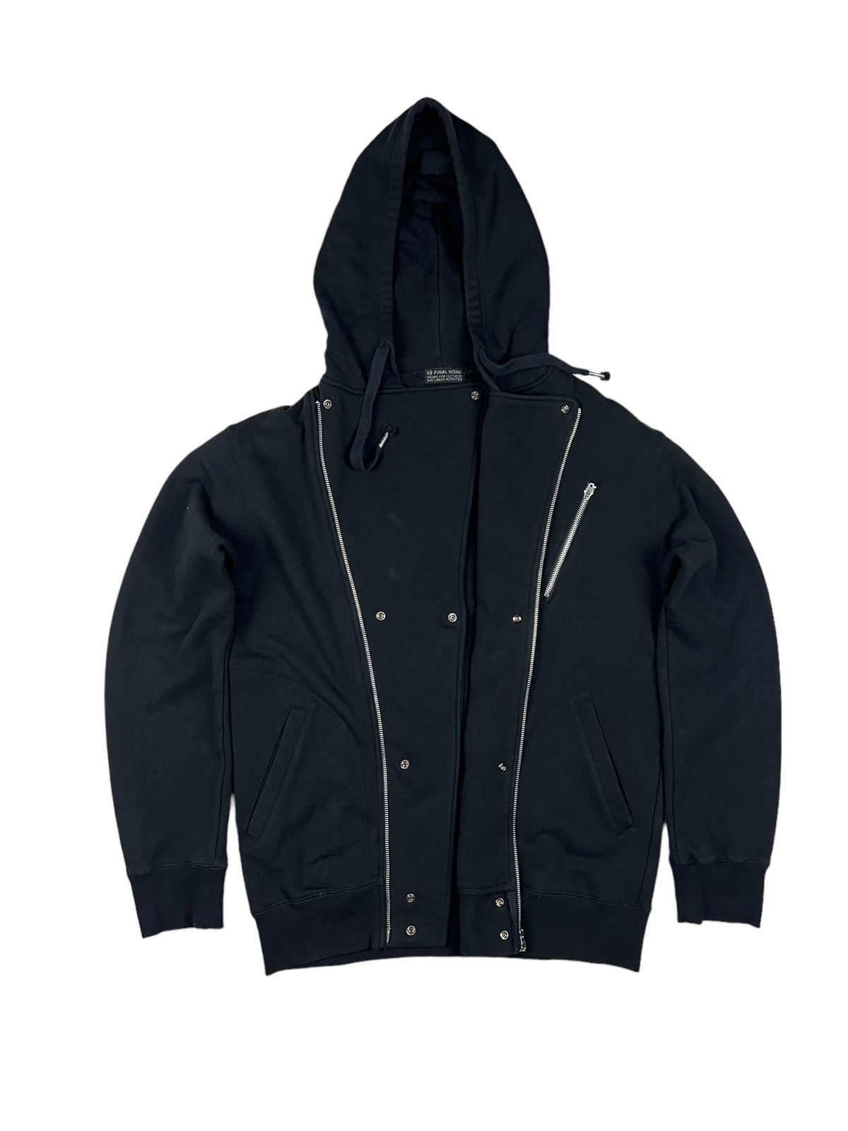 Final Home Zipper Flap Hooded Jacket