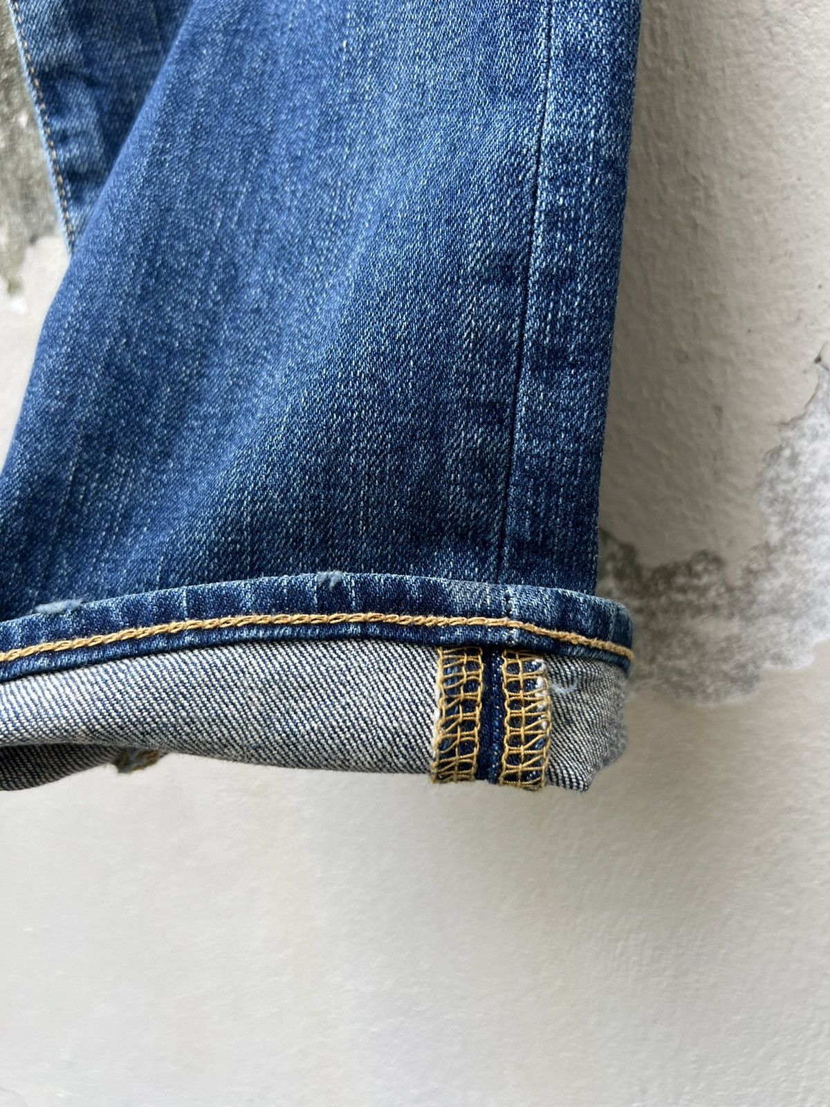 Japan Blue Japan Blue La Selva Distress Denim Skinny Jeans Size US 32 / EU 48 - 14 Thumbnail