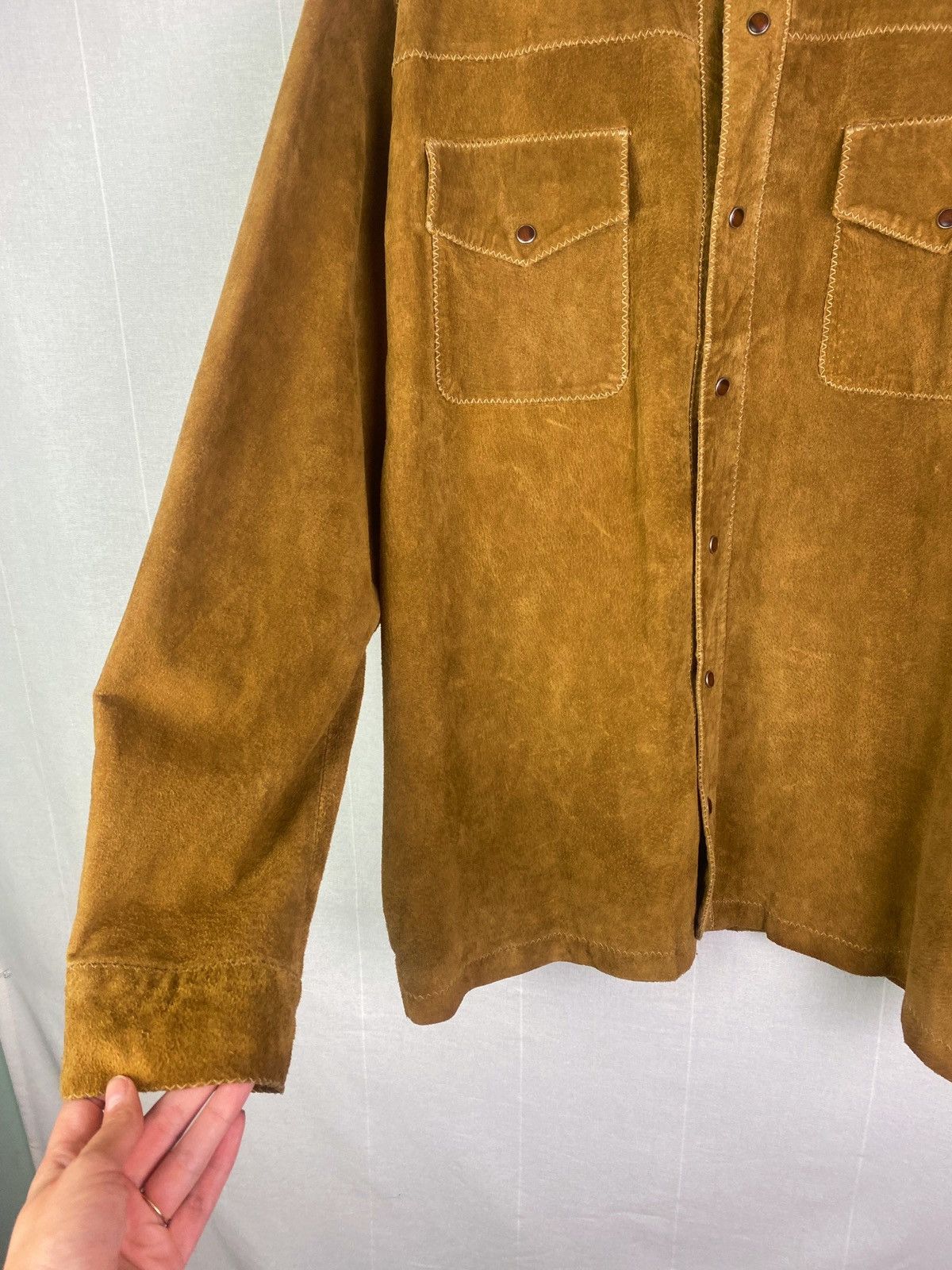 BKE BKE 67 Suede Leather Jacket Size US L / EU 52-54 / 3 - 6 Thumbnail
