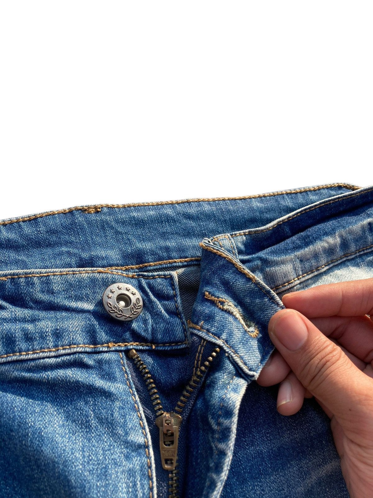 Japanese Brand Archival Like Kapital Distressed Japanese Jeans Size US 31 - 9 Thumbnail