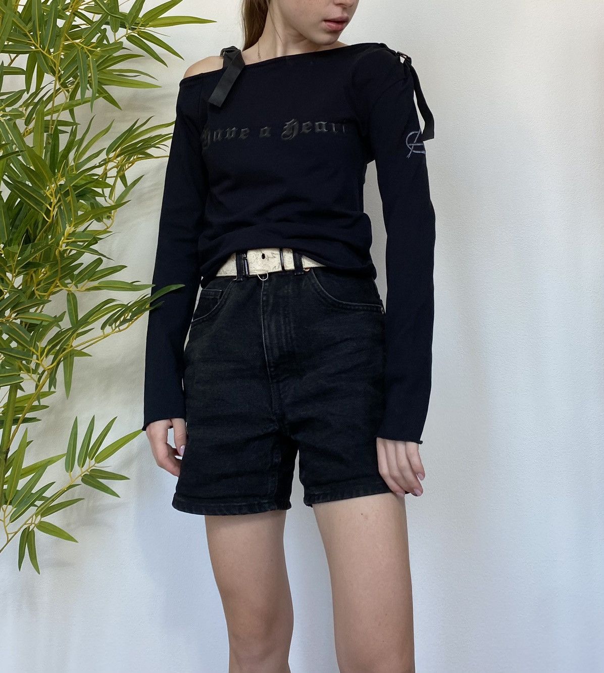 Japanese Brand ANARHIA GHOTIC GRUNGE OFF SHOULDER LONGSLEEVE Size M / US 6-8 / IT 42-44 - 4 Thumbnail