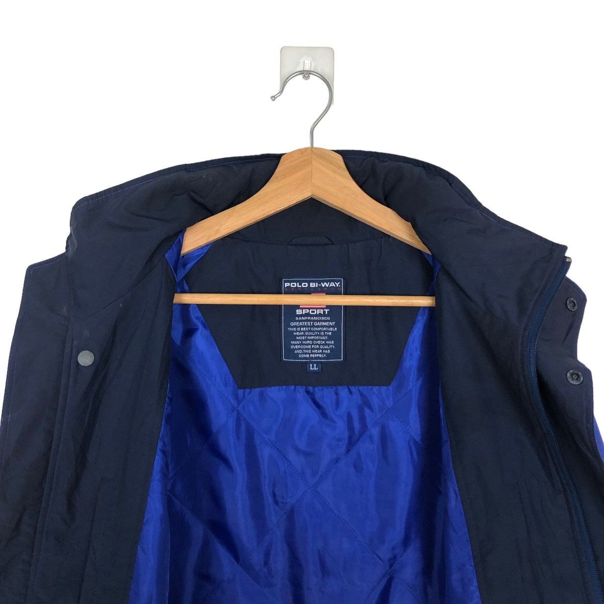 Japanese Brand VINTAGE SURVIVAL JACKET POLO BI-WAY SPORT ISSEY MIYAKE Size US L / EU 52-54 / 3 - 10 Thumbnail