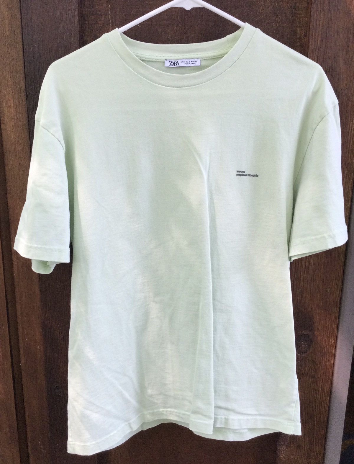 Zara ZARA AROUND MISPLACED THOUGHTS TEE Size US S / EU 44-46 / 1 - 1 Thumbnail
