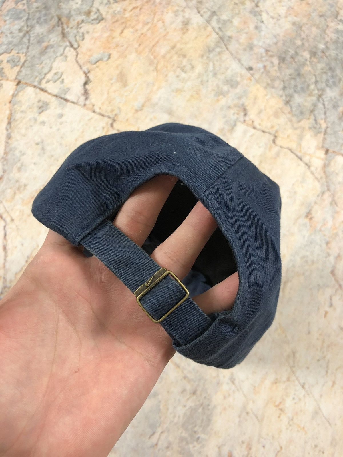 Nike × Vintage Nike vintage blue logo cap Size ONE SIZE - 4 Thumbnail