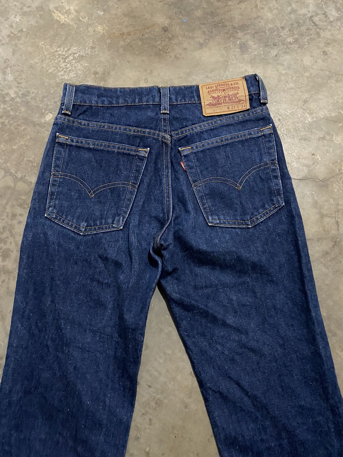 Levi's × Vintage Flare Jeans Vintage 1995 Levis 517 Made in USA Size US 28 / EU 44 - 3 Thumbnail