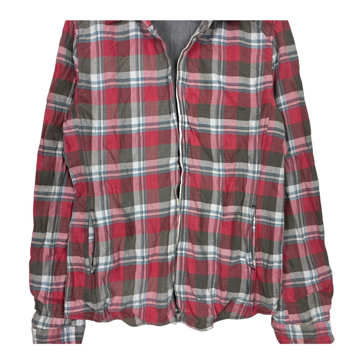 Denime × Japanese Brand × junhashimoto 💥DENIME JUNHASHIMOTO SHADOW CHECK BUTTON SHIRT Size US L / EU 52-54 / 3 - 5 Thumbnail