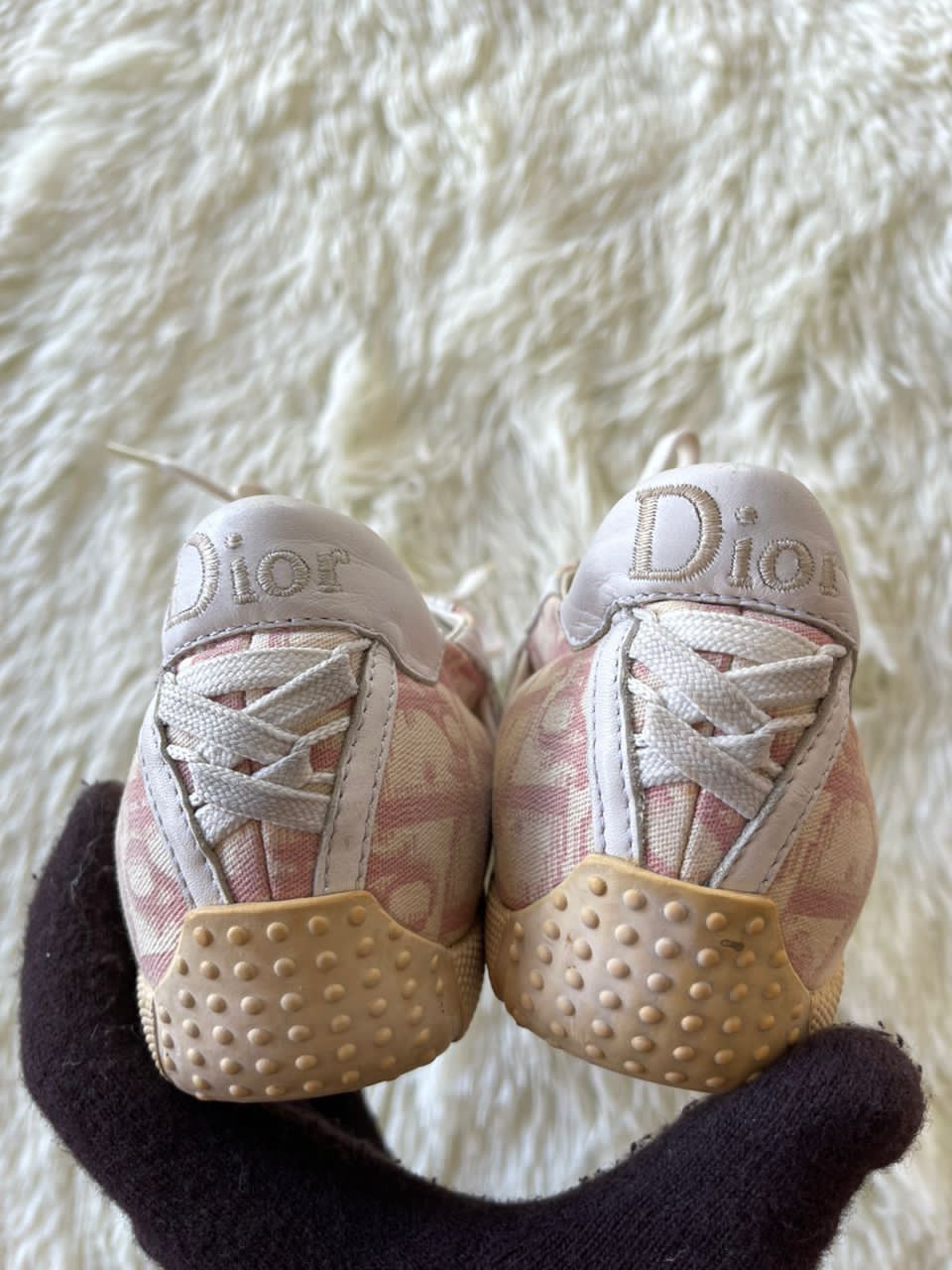 Christian Dior Monsieur Christian Dior Pink Monogram Low Top Sneaker Shoes Size US 6.5 / IT 36.5 - 9 Thumbnail
