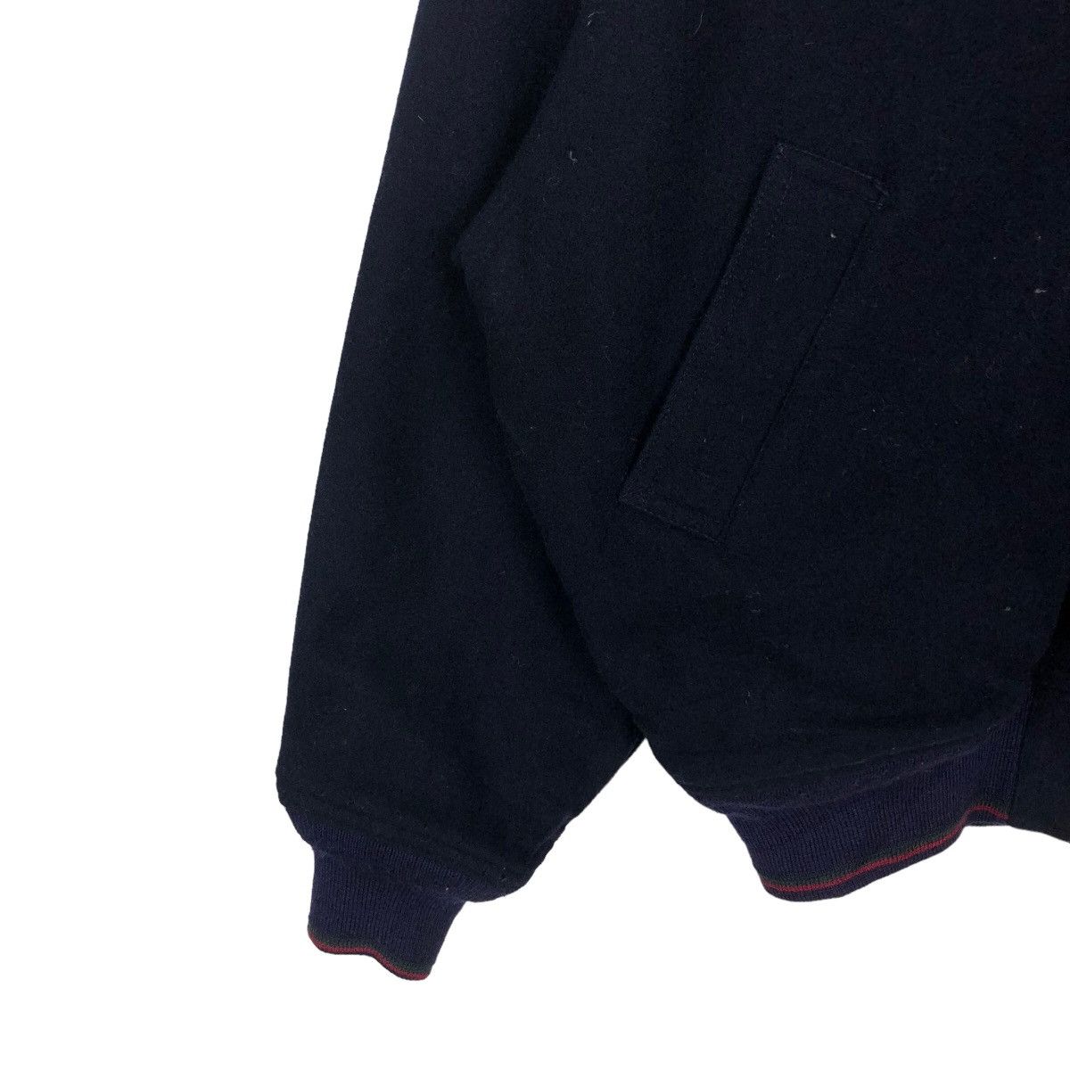 Japanese Brand VINTAGE REVERSIBLE WOOL BOMBER JACKET OTEFFE ISSEY MIYAKE Size US M / EU 48-50 / 2 - 3 Thumbnail
