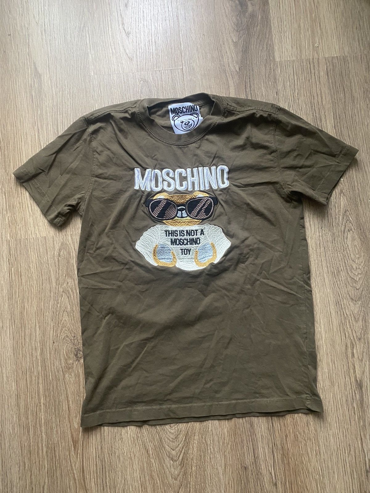 Moschino Blue Bear & Deer Long-Sleeve T-Shirt main image 0
