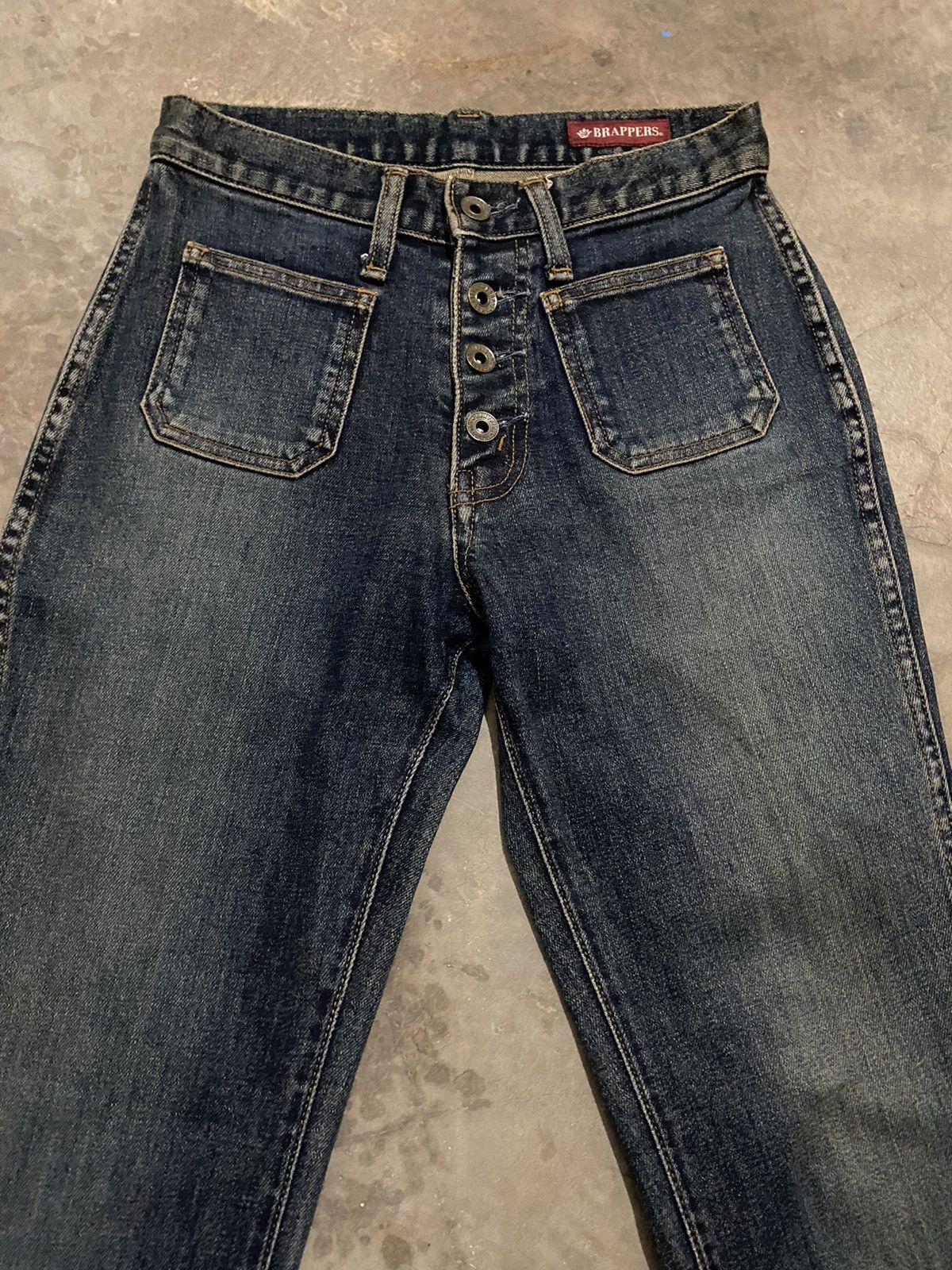 Hysteric Glamour × If Six Was Nine × Le Grande Bleu (L.G.B.) Flare Jeans Edwin Brappers Mud Rusty Grunge Jeans Size US 26 / EU 42 - 2 Thumbnail