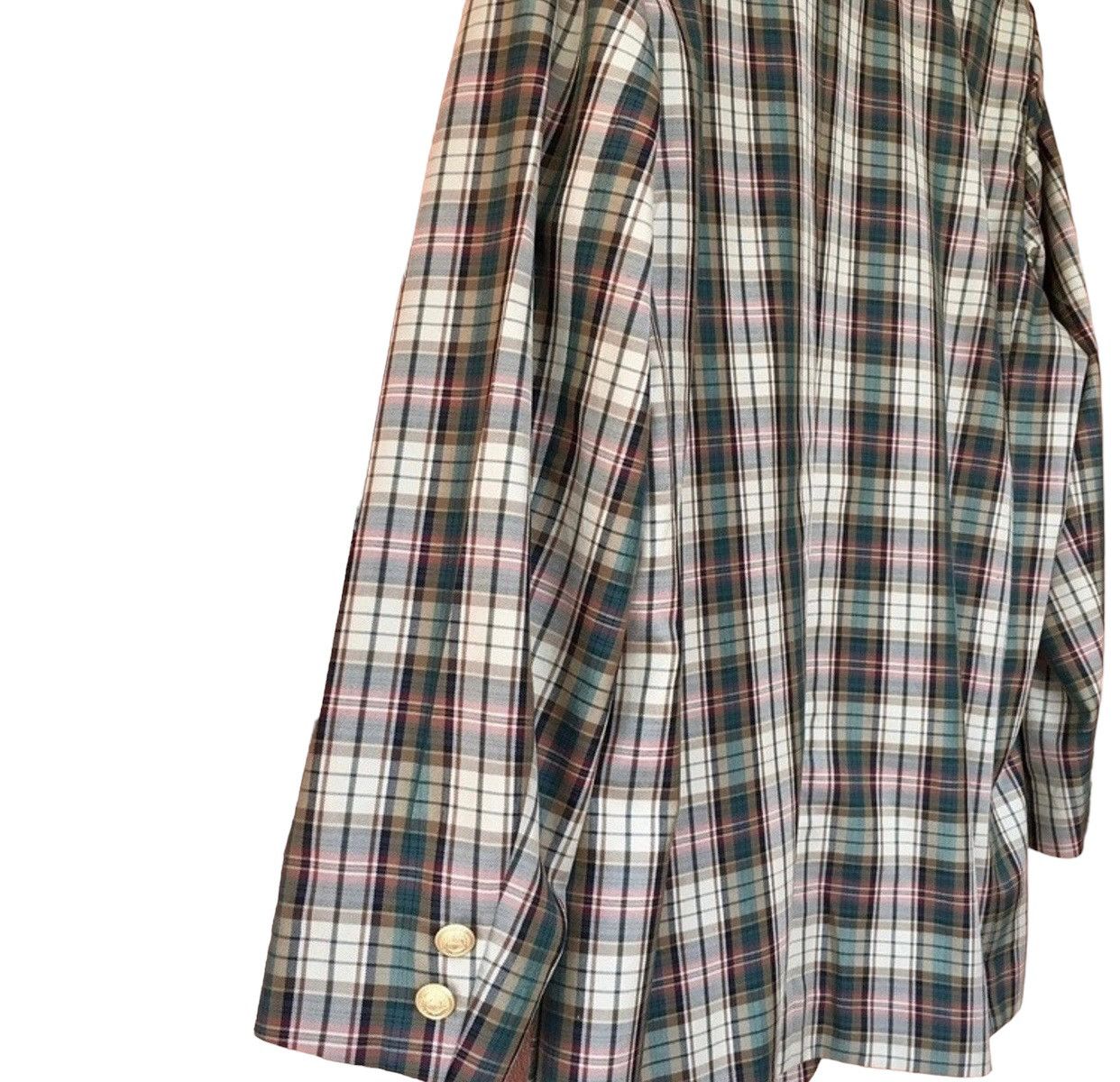 Burberry Iconic Vintage Burberrys Prorsum Plaid Blazer/Coat Sz 13br Size US L / EU 52-54 / 3 - 8 Thumbnail