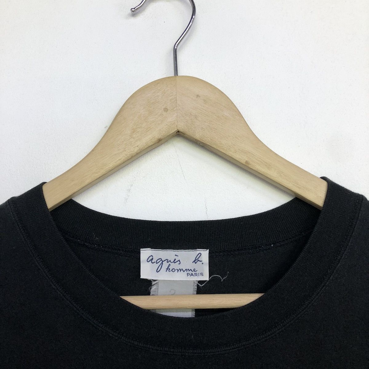 agnes b. Vintage Agnes.B Single Pocket Plain Tshirt Size US L / EU 52-54 / 3 - 4 Thumbnail