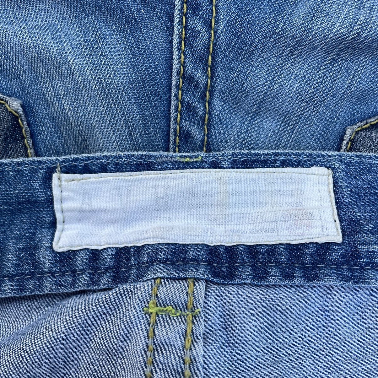If Six Was Nine × Japanese Brand × Le Grande Bleu (L.G.B.) 🇯🇵 VINTAGE A.V.H LEATHER PATCH DENIM PANTS Size US 32 / EU 48 - 15 Thumbnail