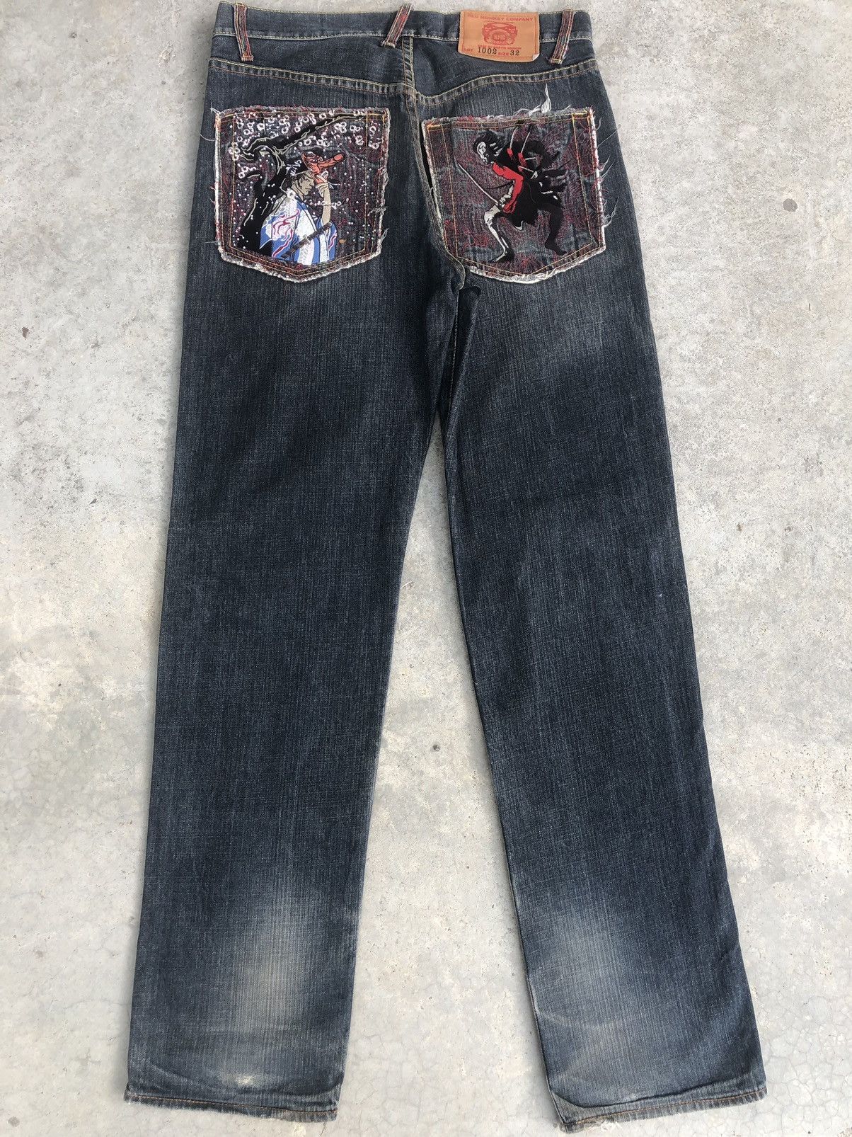 Inc hot sale embroidered jeans