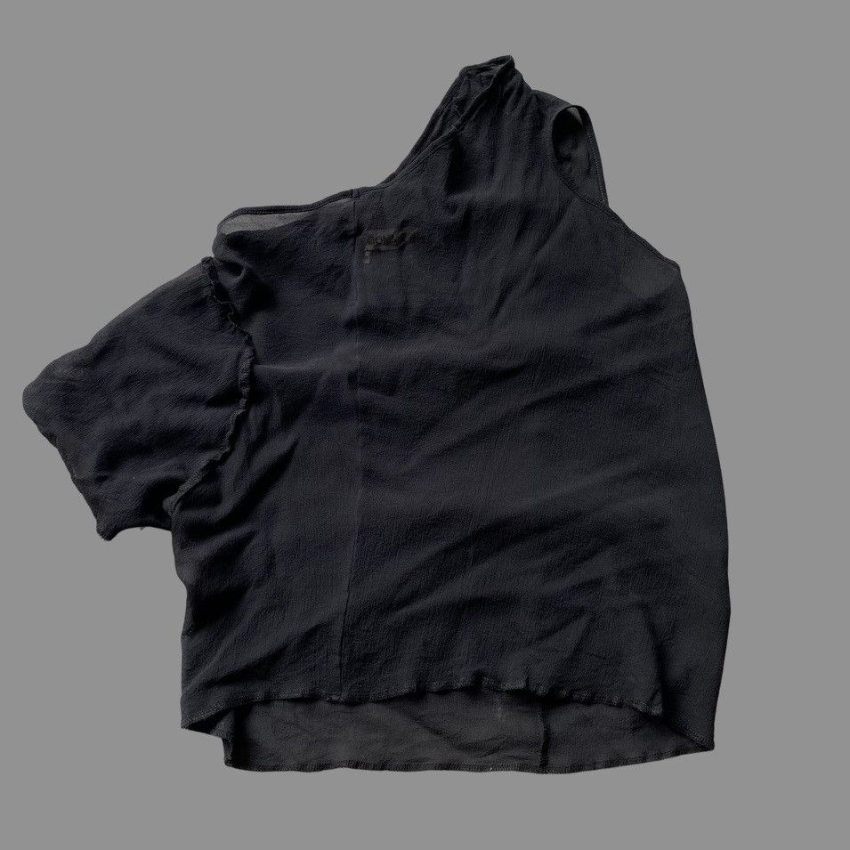 Comme des Garcons SS04 Asymmetric Sheer Mesh Top Size S / US 4 / IT 40 - 4 Thumbnail