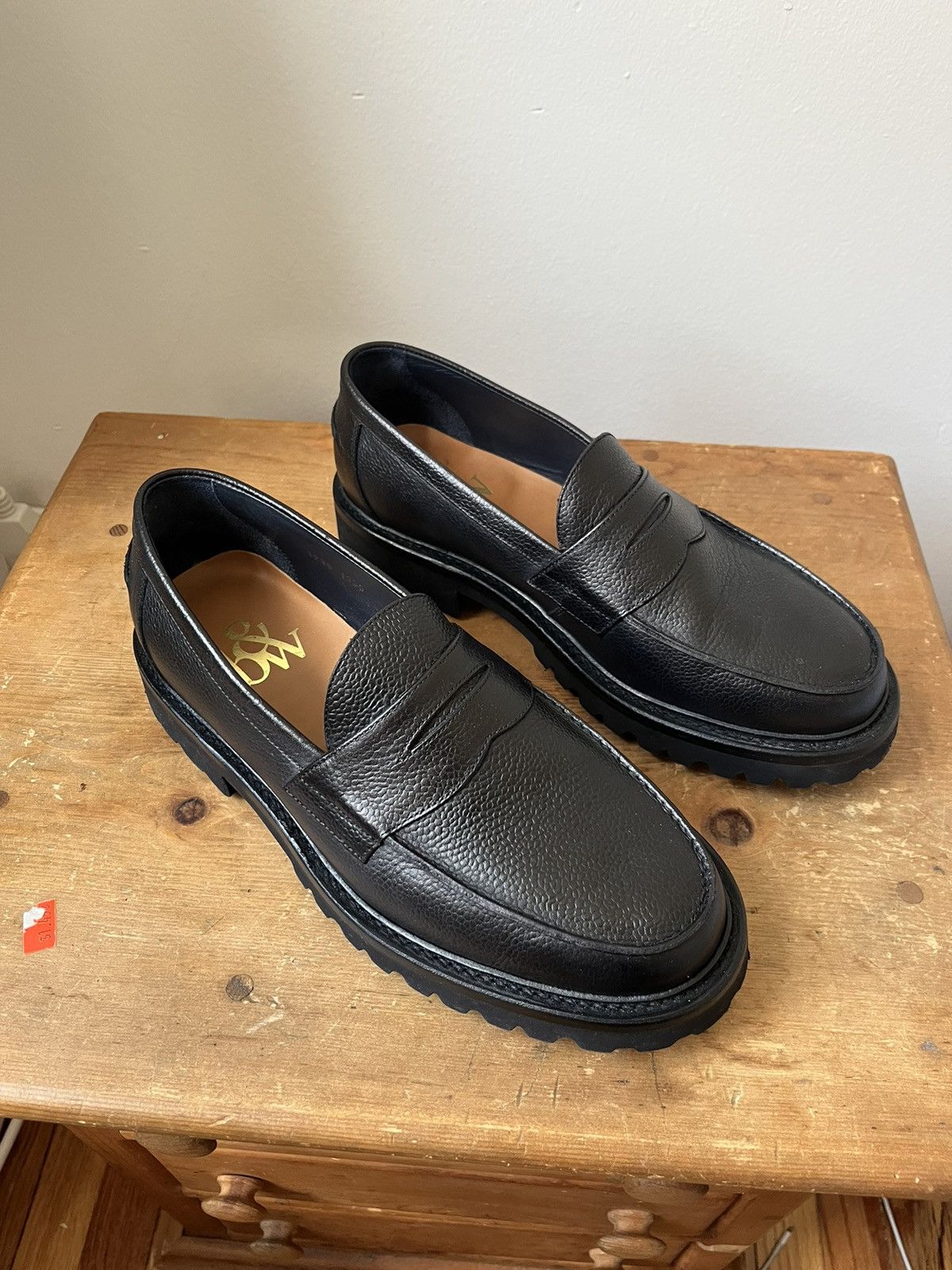 Blackstock & er Blackstock and er Ellis Penny Loafer Onyx Vibram