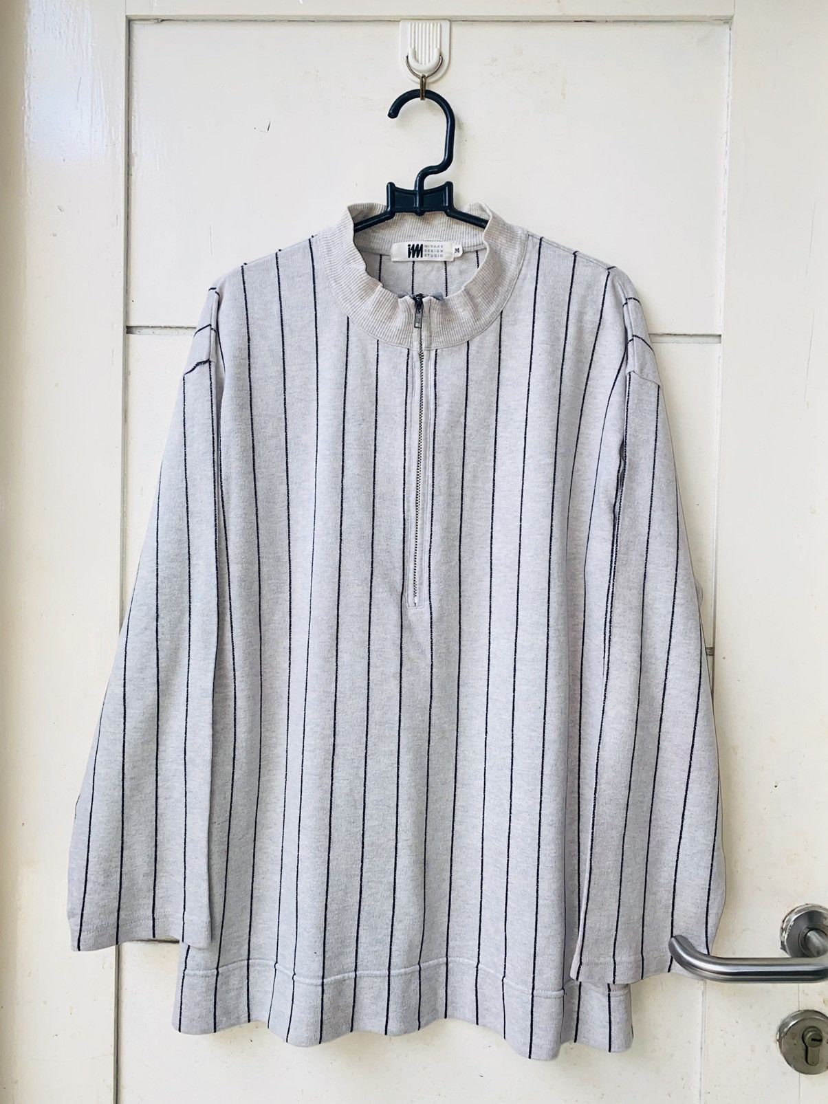 Issey Miyake IM MIYAKE DESIGN STUDIO Halfzip Long Sweater